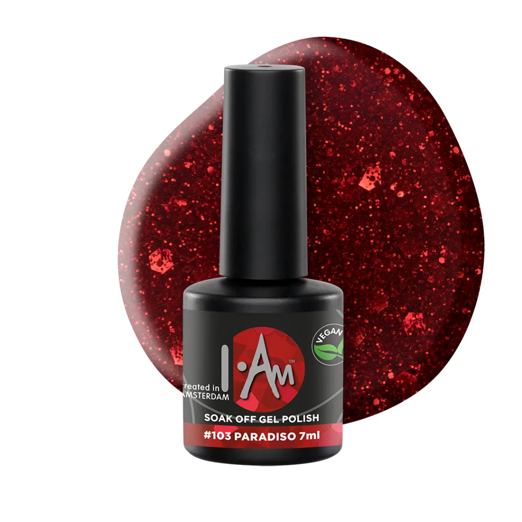 [1212177205] I.AM Soak Off Gel Polish #103 Paradiso 7ml