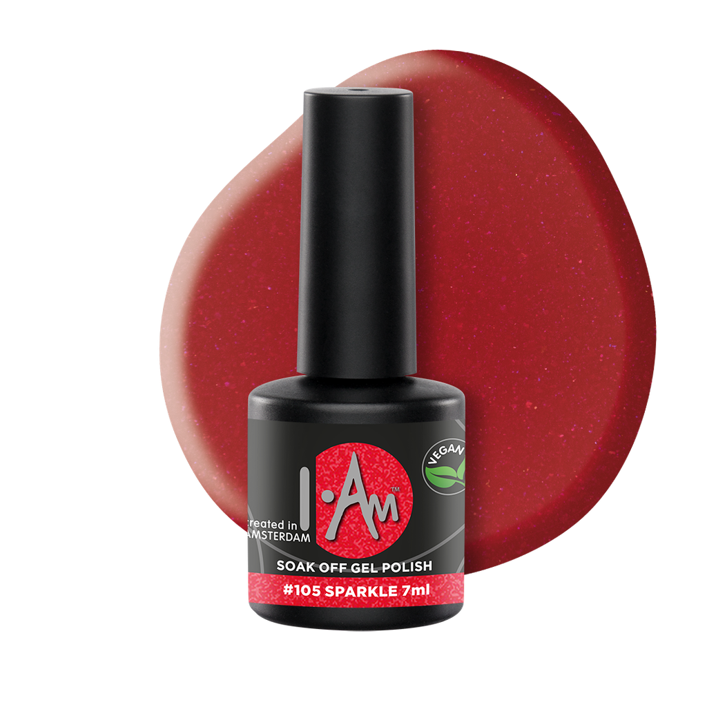 [1212177209] I.AM Soak Off Gel Polish #105 Sparkle 7ml