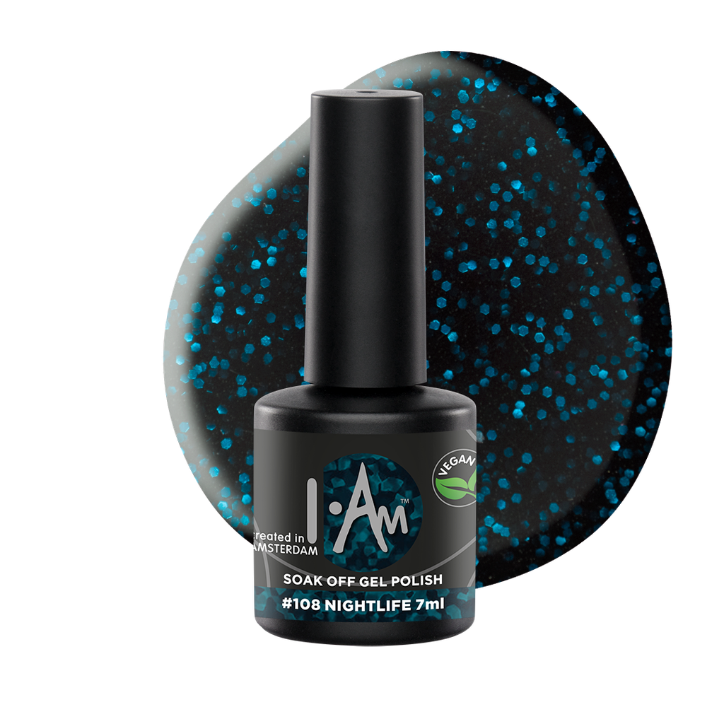 [1212177215] I.AM Soak Off Gel Polish #108 Nightlife 7ml