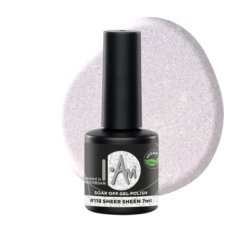 [1212177235] I.AM Soak Off Gel Polish #118 Sheer Sheen 7ml