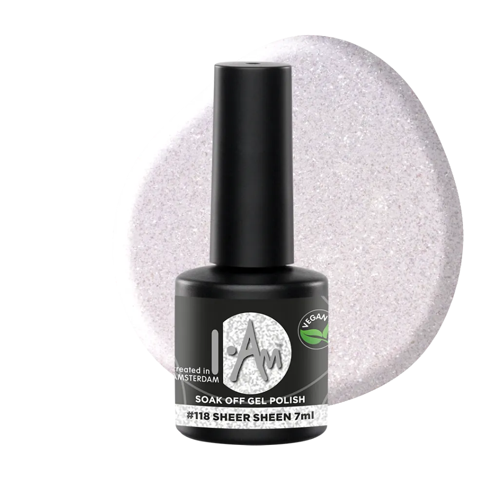 [1212177235] I.AM Soak Off Gel Polish #118 Sheer Sheen 7ml