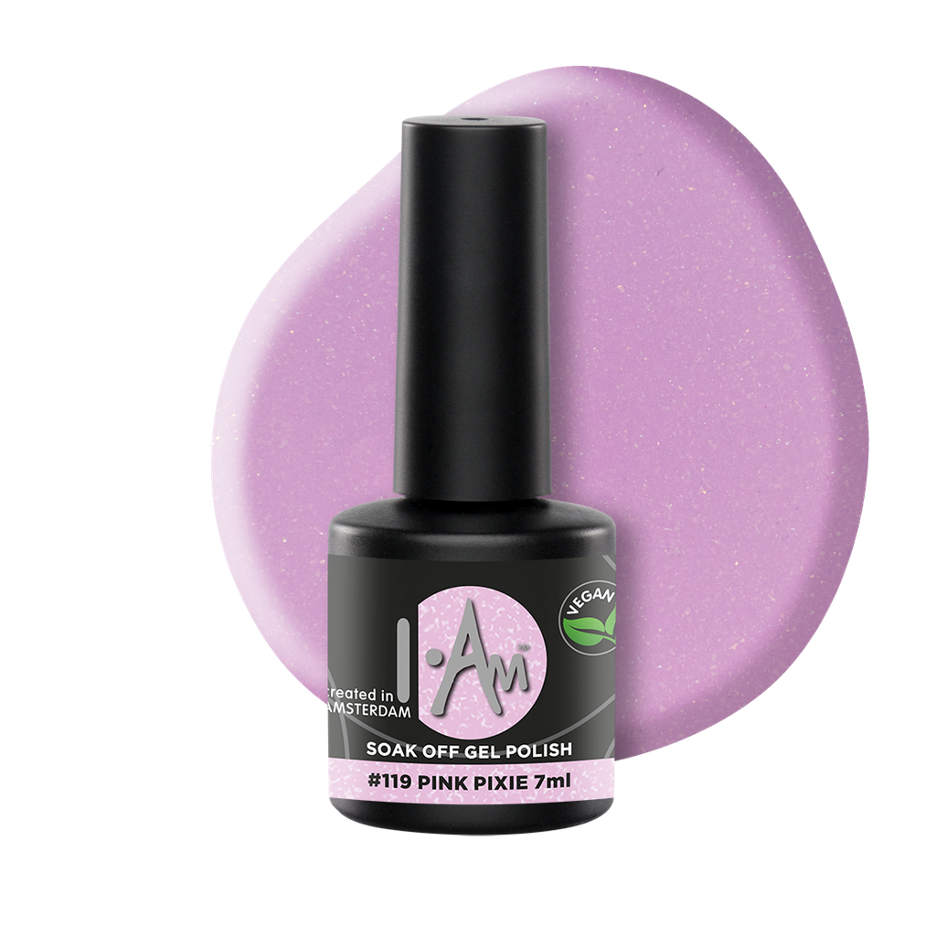[1212177237] I.AM Soak Off Gel Polish #119 Pink Pixie 7ml