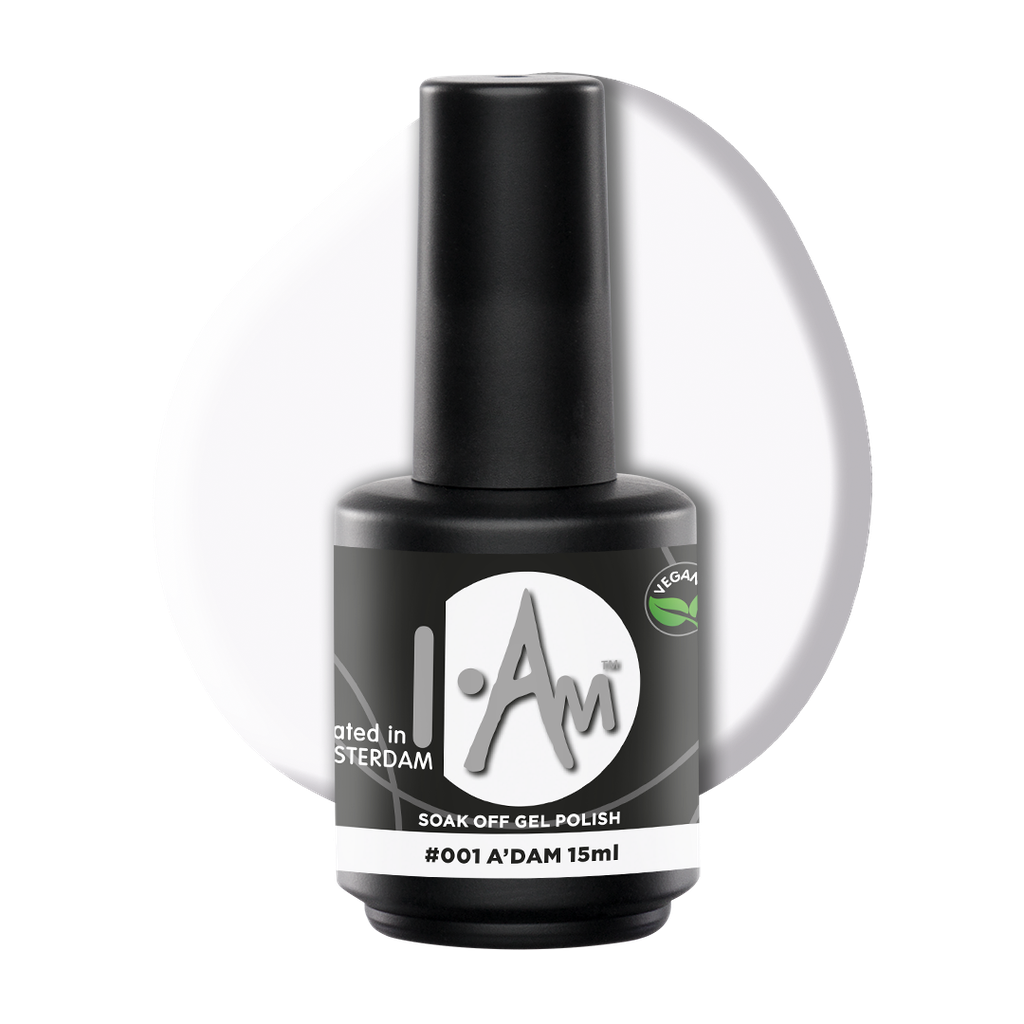 I.AM Soak Off Gel Polish #001 A'dam 15ml
