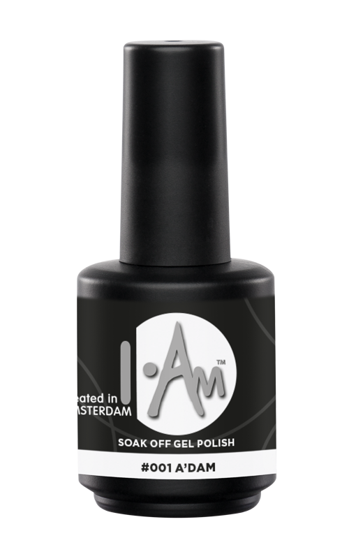 [1212177002] I.AM Soak Off Gel Polish #001 A'dam 15ml