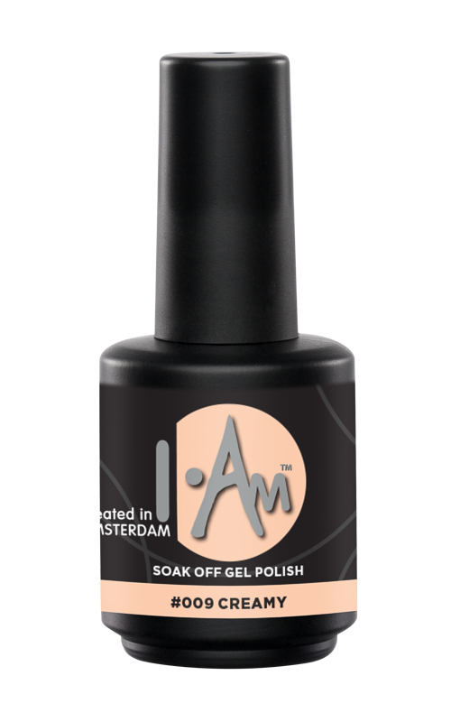 [1212177018] I.AM Soak Off Gel Polish #009 Creamy 15ml