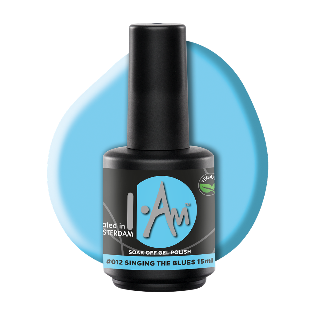 [1212177024] I.AM Soak Off Gel Polish #012 Singing The Blues 15ml