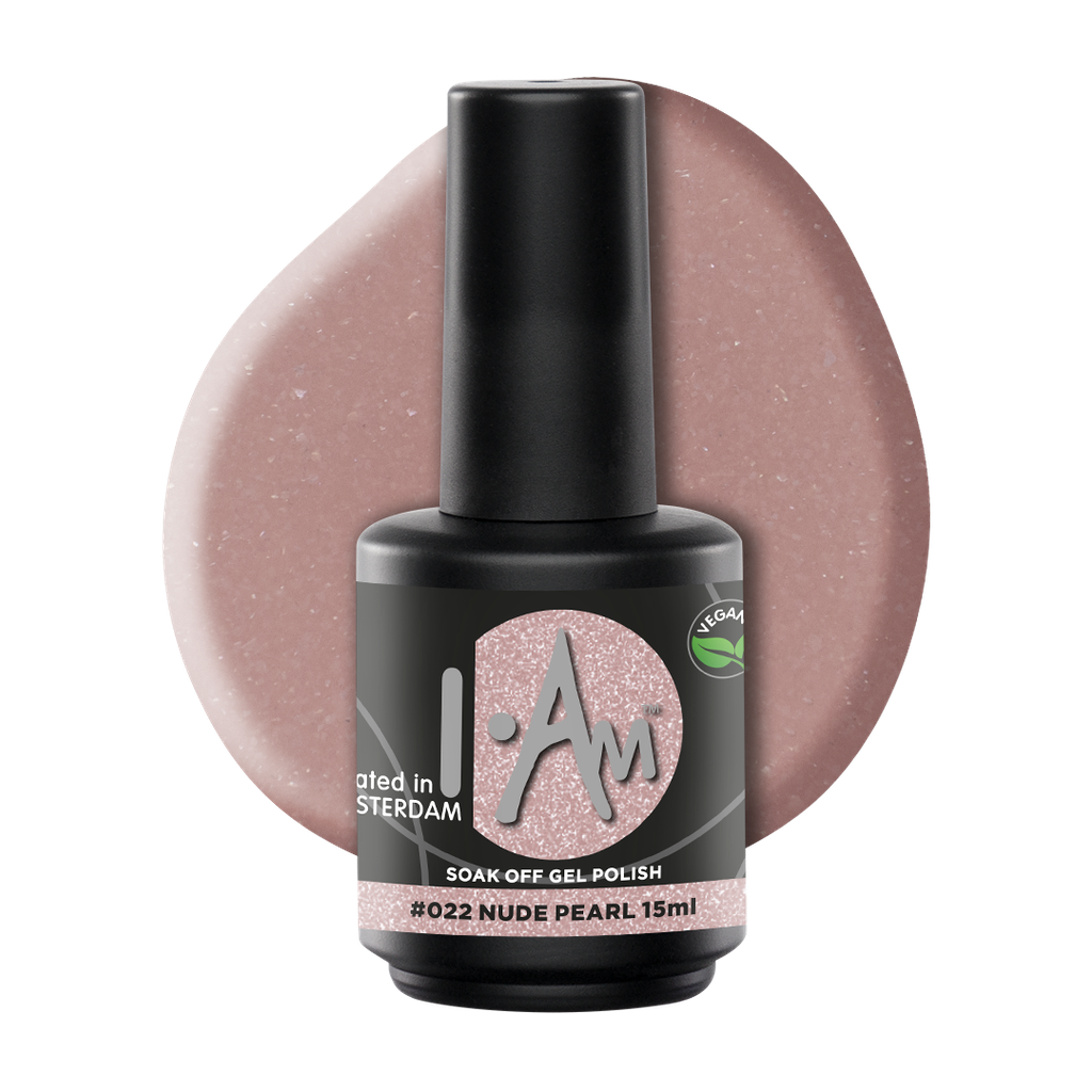 [1212177044] I.AM Soak Off Gel Polish #022 Nude Pearl 15ml