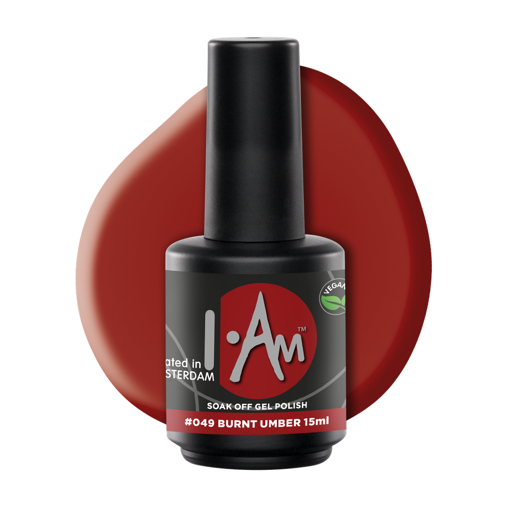 [1212177098] I.AM Soak Off Gel Polish #049 Burnt Umber 15ml