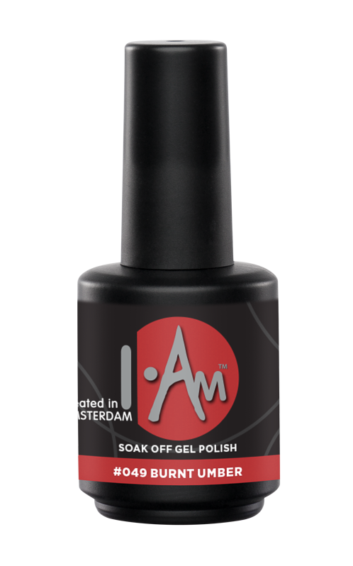 [1212177098] I.AM Soak Off Gel Polish #049 Burnt Umber 15ml