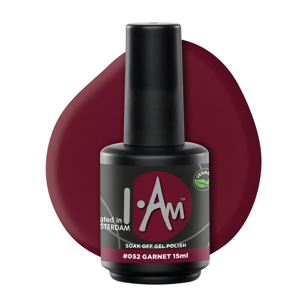 [1212177104] I.AM Soak Off Gel Polish #052 Garnet 15ml