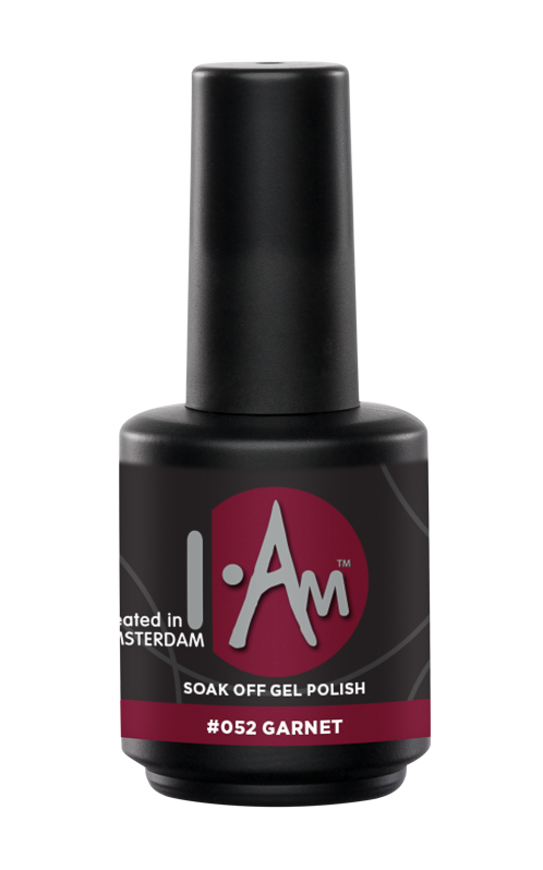 [1212177104] I.AM Soak Off Gel Polish #052 Garnet 15ml