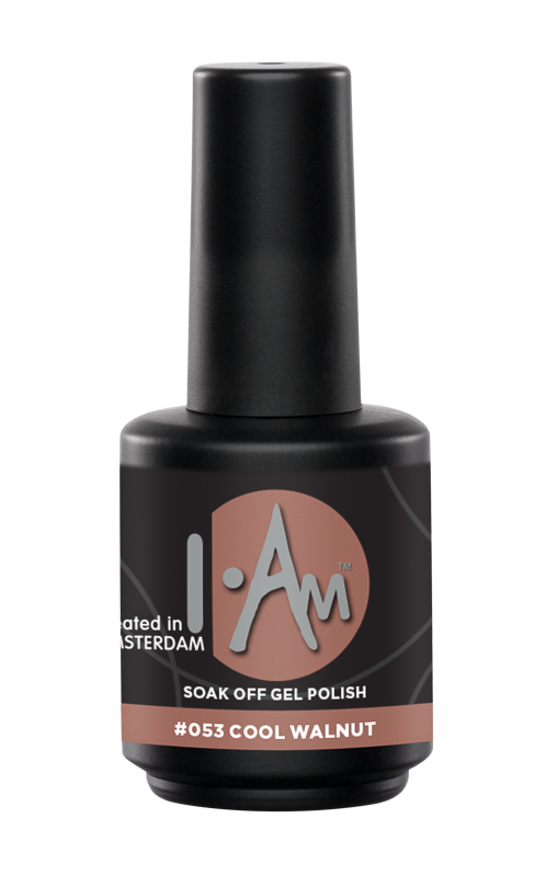 I.AM Soak Off Gel Polish #053 Cool Walnut 15ml