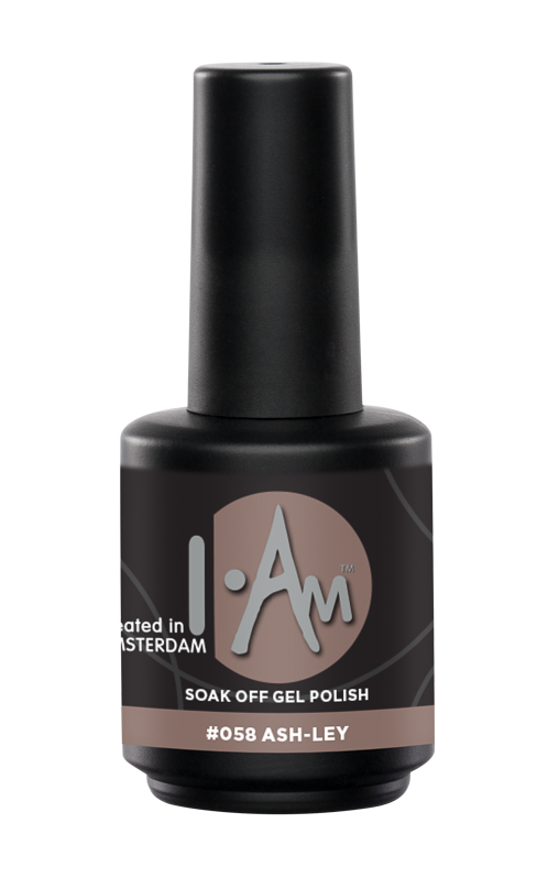 I.AM Soak Off Gel Polish #058 Ash-ley 15ml