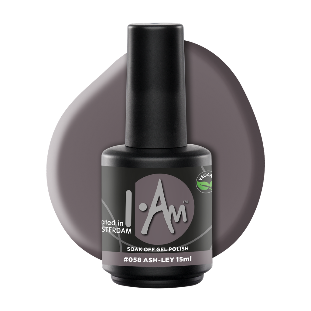 [1212177116] I.AM Soak Off Gel Polish #058 Ash-ley 15ml