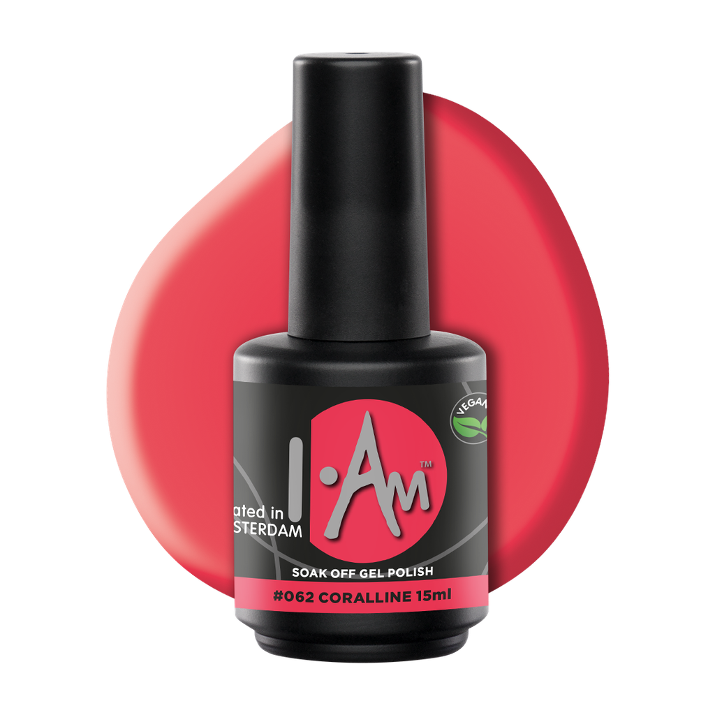 [1212177124] I.AM Soak Off Gel Polish #062 Coralline 15ml
