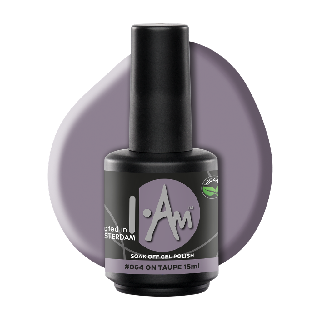 [1212177128] I.AM Soak Off Gel Polish #064 On Taupe 15ml