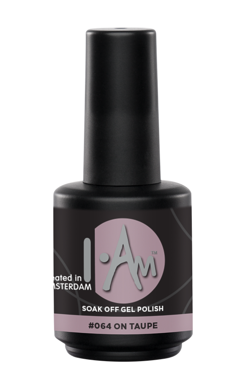 [1212177128] I.AM Soak Off Gel Polish #064 On Taupe 15ml