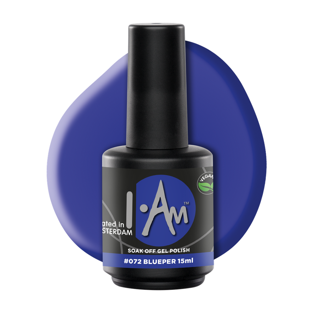 [1212177144] I.AM Soak Off Gel Polish #072 Blueper 15ml