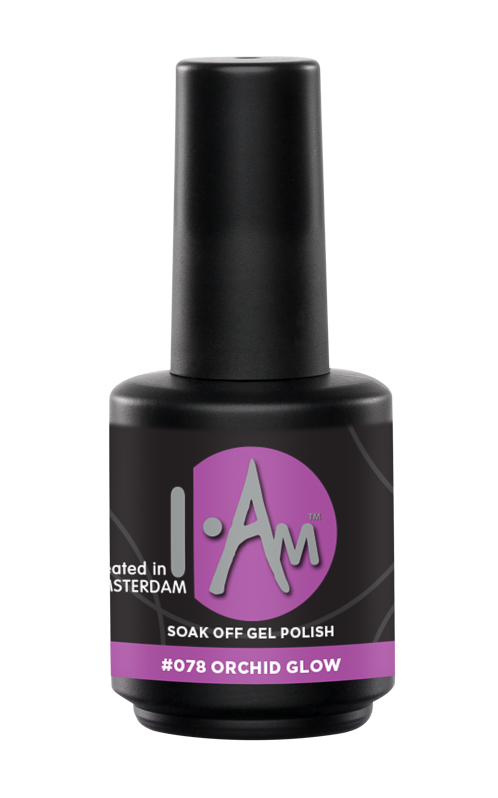 I.AM Soak Off Gel Polish #078 Orchid Glow 15ml