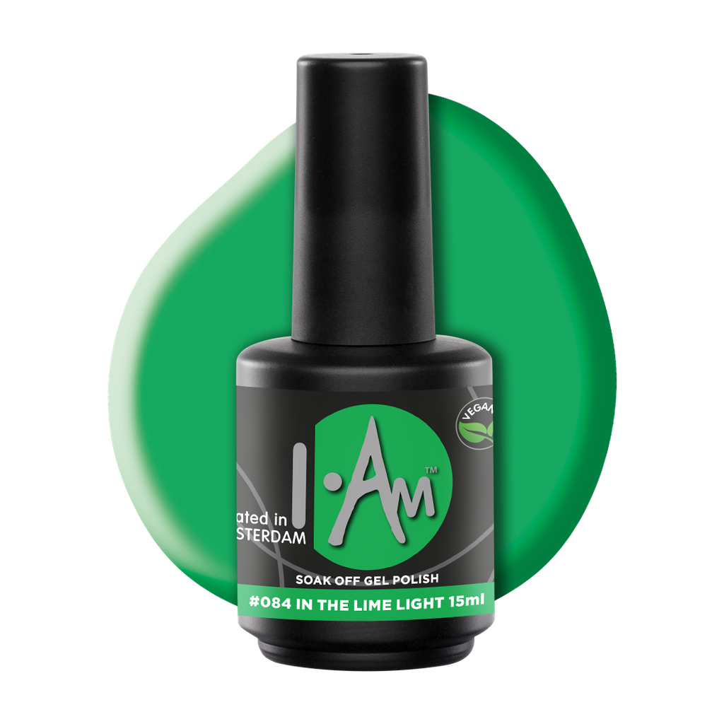 I.AM Soak Off Gel Polish #084 In The Lime Light 15ml