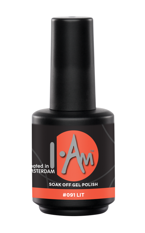 I.AM Soak Off Gel Polish #091 Lit 15ml
