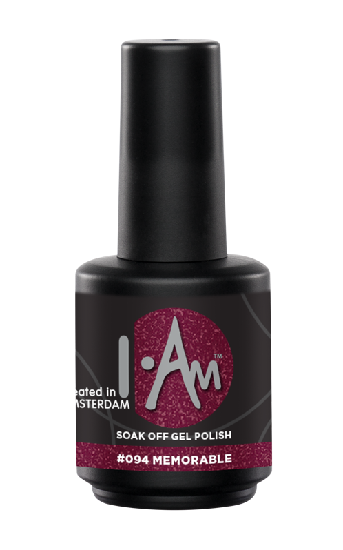 [1212177188] I.AM Soak Off Gel Polish #094 Memorable 15ml