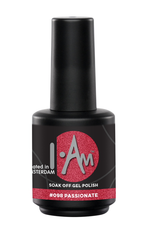 [1212177196] I.AM Soak Off Gel Polish #098 Passionate 15ml