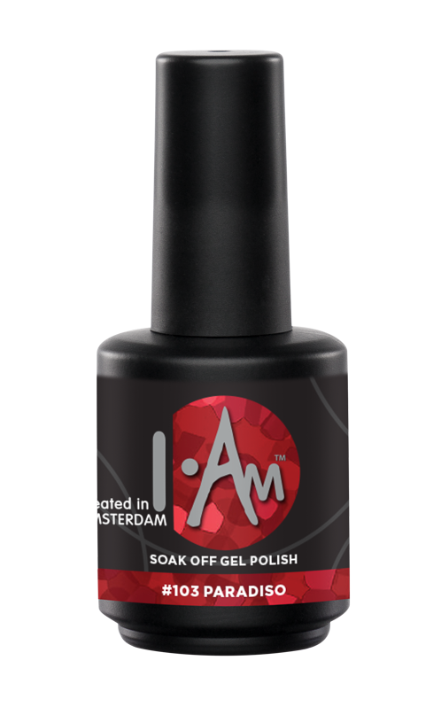 [1212177206] I.AM Soak Off Gel Polish #103 Paradiso 15ml