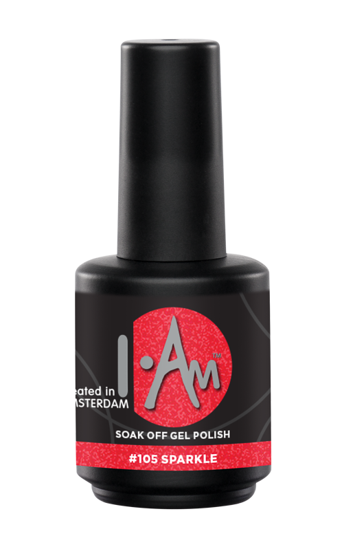 I.AM Soak Off Gel Polish #105 Sparkle 15ml