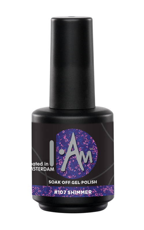 I.AM Soak Off Gel Polish #107 Shimmer 15ml
