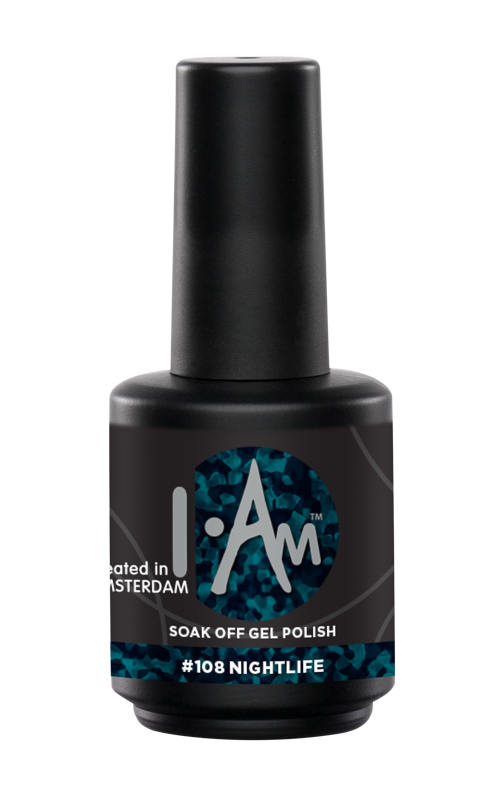 [1212177216] I.AM Soak Off Gel Polish #108 Nightlife 15ml