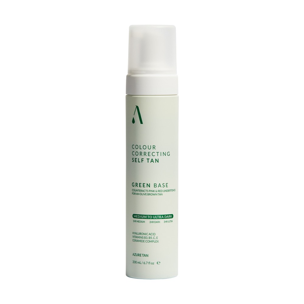 [71810] Self Tan Mousse Green Base DARK To Ultra Dark 200ml