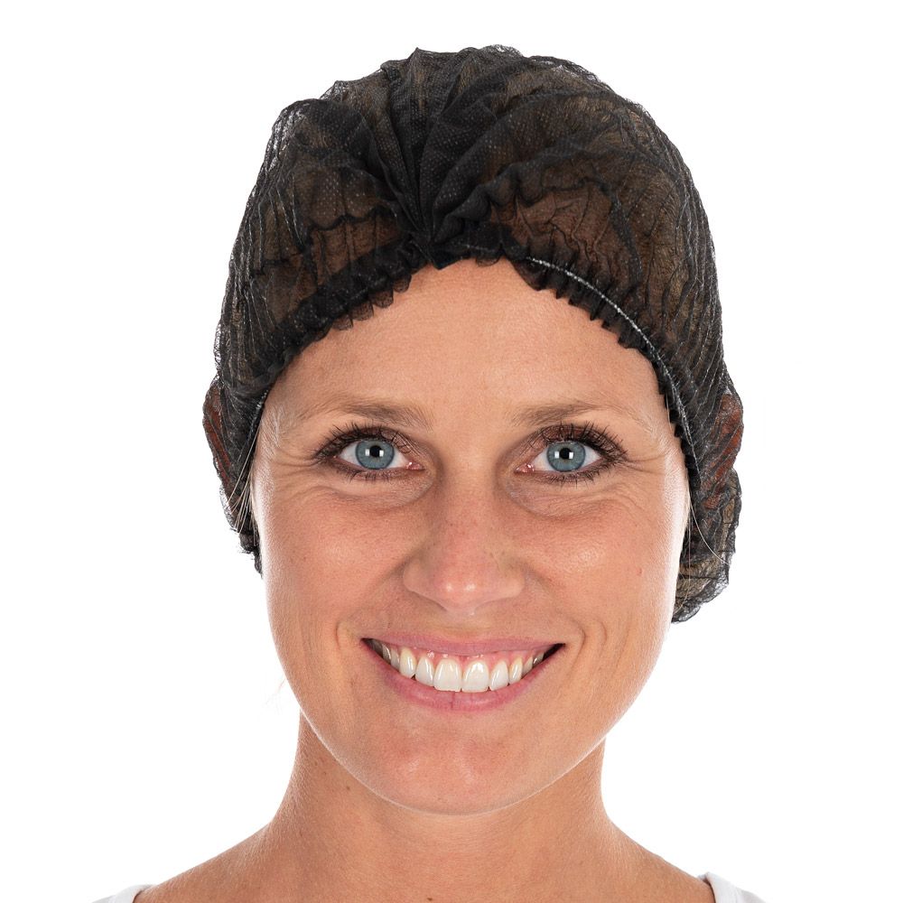 [12100] Charlotte mutsen zwart 100st