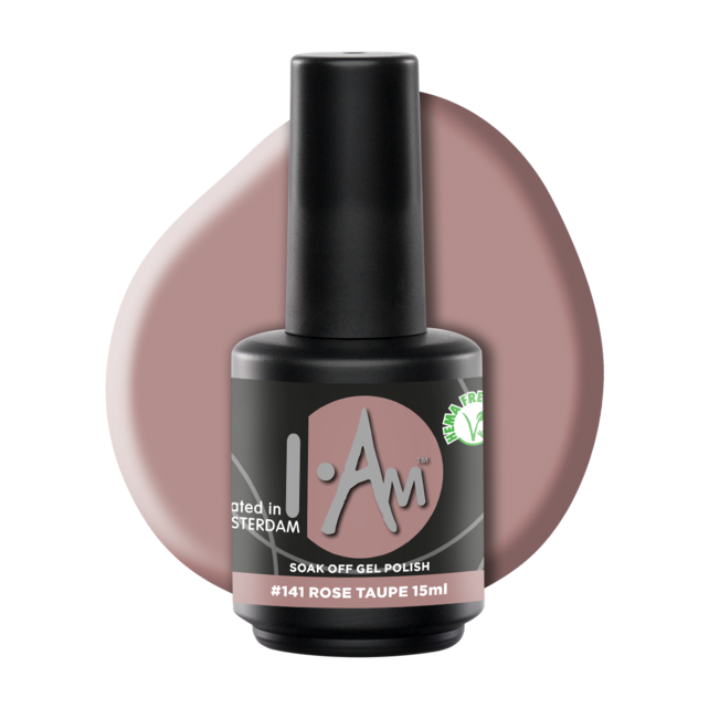 [1212177282] I.AM Soak Off Gel Polish #141 Rose Taupe 15ml