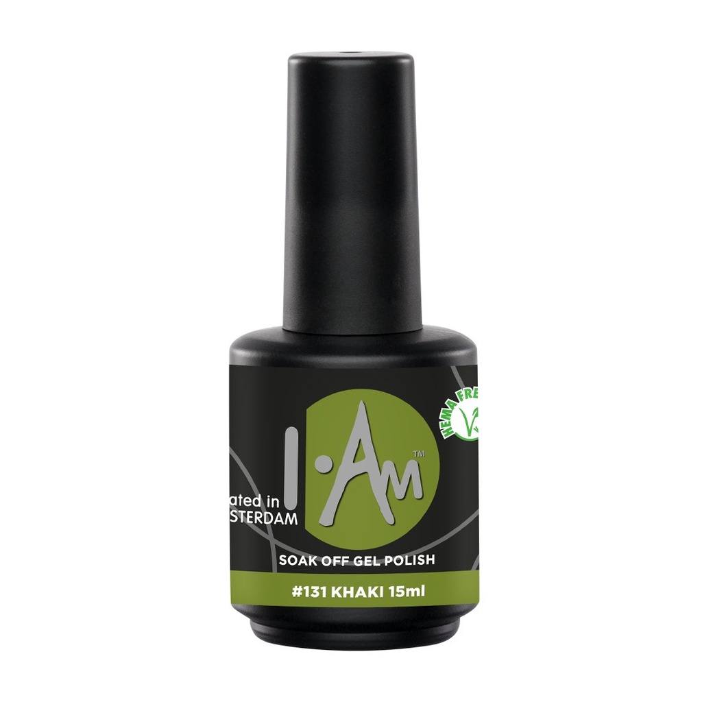 [1212177262] I.AM Soak Off Gel Polish #131 Khaki 15ml