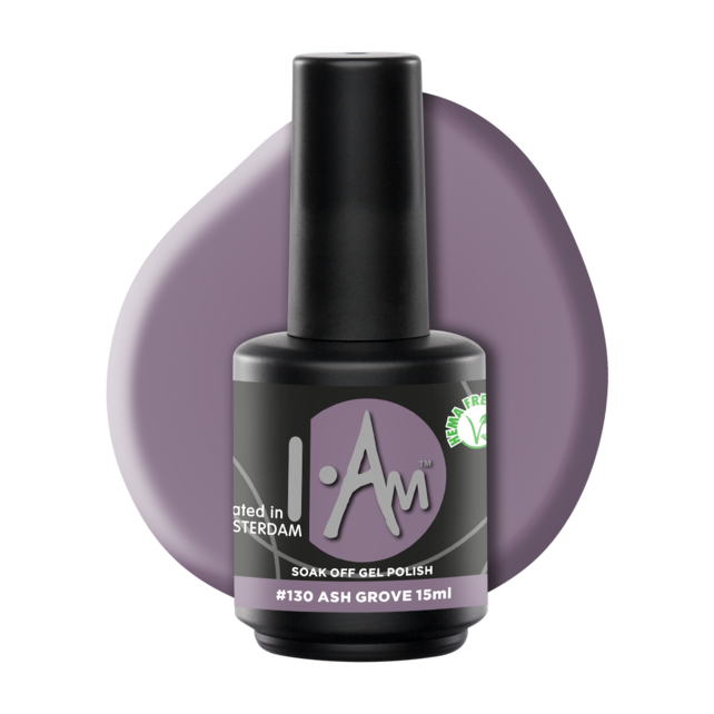 [1212177260] I.AM Soak Off Gel Polish #130 Ash Grove 15ml