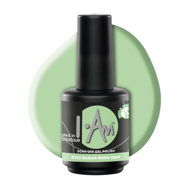 [1212177266] I.AM Soak Off Gel Polish #133 Sugar Rush 15ml