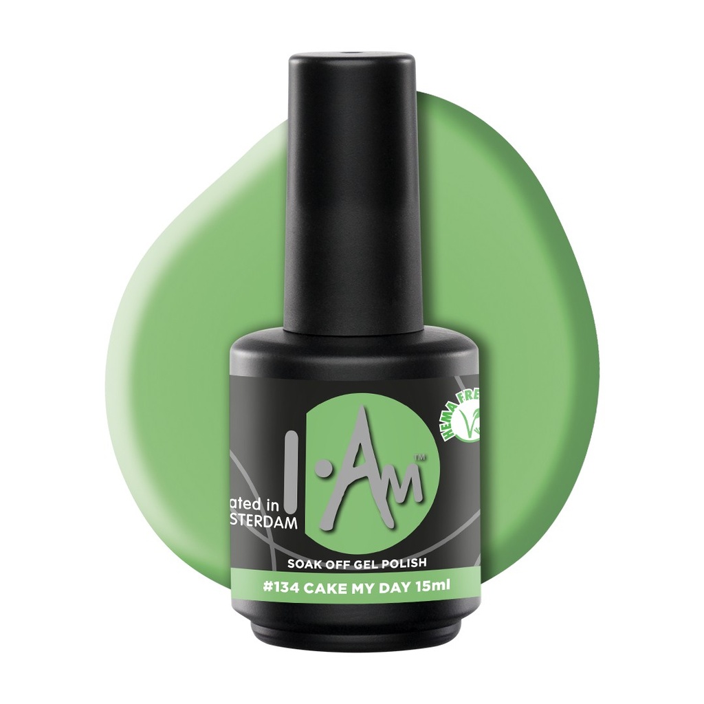 [1212177268] I.AM Soak Off Gel Polish #134 Cake My Day 15ml