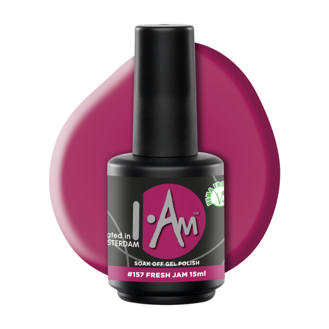 [1116084030716] I.AM Soak Off Gel Polish #157 Fresh Jam 15ml