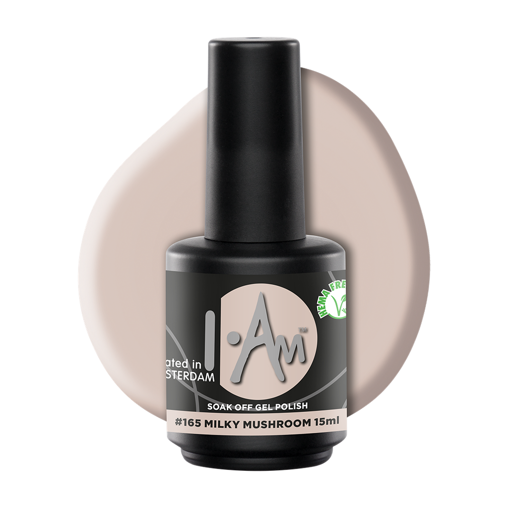 I.Am Soak Off Gel Polish #165 Milky Mushroom 15ml