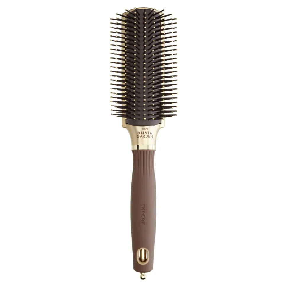 [ID2073] EXPERT STYLE CONTROL Nylon Bristles Gold&Brown