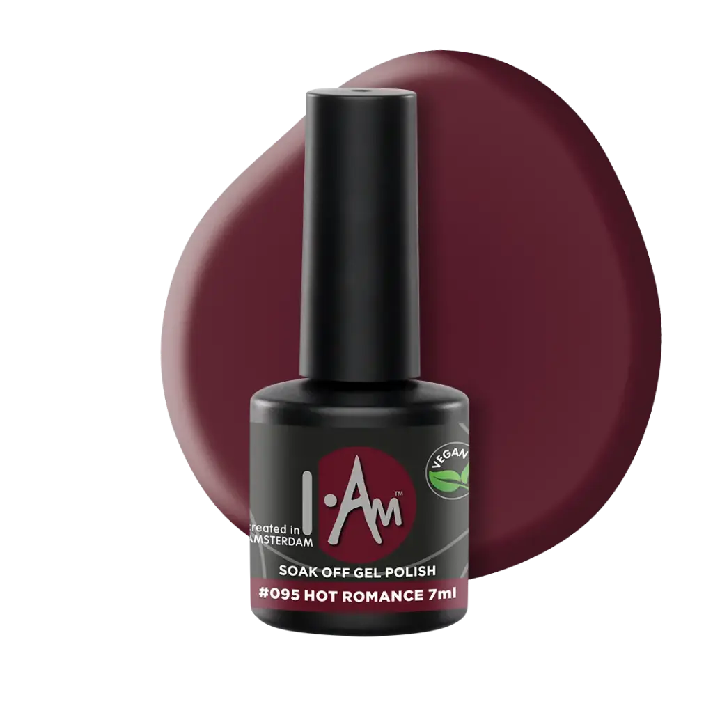 [1212177189] I.AM Soak Off Gel Polish #095 Hot Romance 7ml