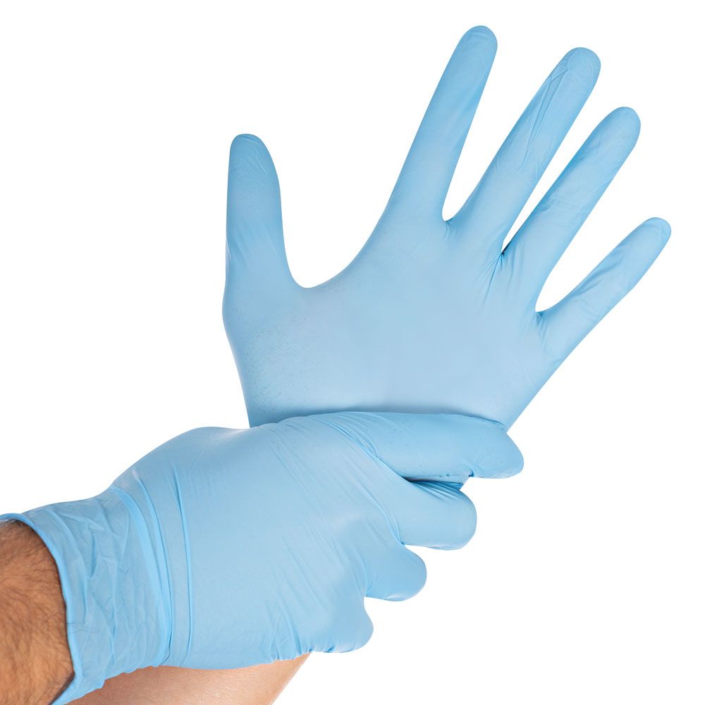 [2707] Hygostar Nitriel Handschoen PV Blauw 100 stuks (xsmall)