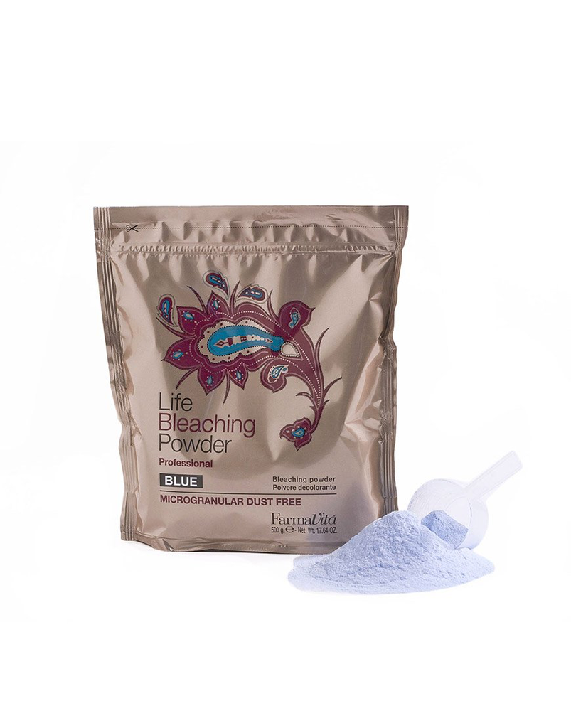 FarmaVita Life Ontkleuringspoeder Blauw Alluminium bag 500 GR