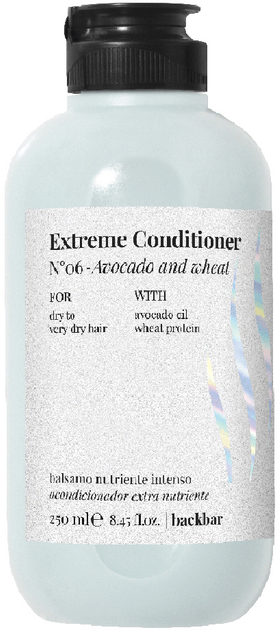 BACK BAR EXTREME CONDITIONER N°06 - Avocado and Wheat   250 ML