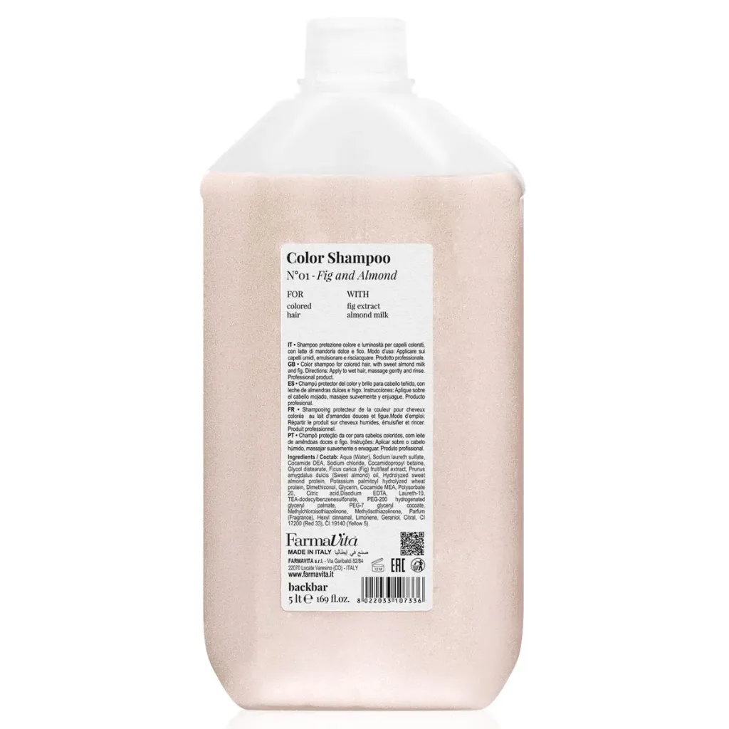 FarmaVita Backbar Color Shampoo N°01 Fig and Almond 5000ml