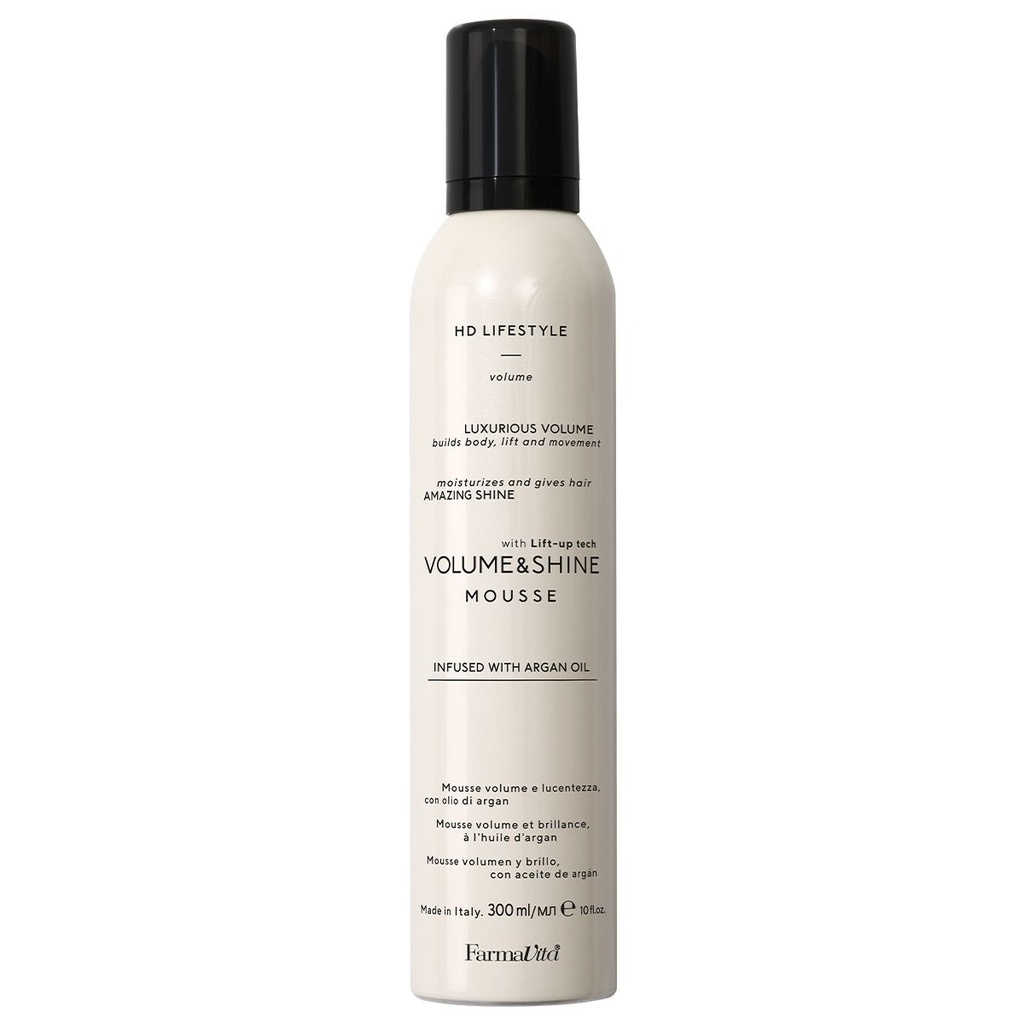 [FARMOUHDNEW] FarmaVita HD Lifestyle Volume & Shine Mousse 300ml