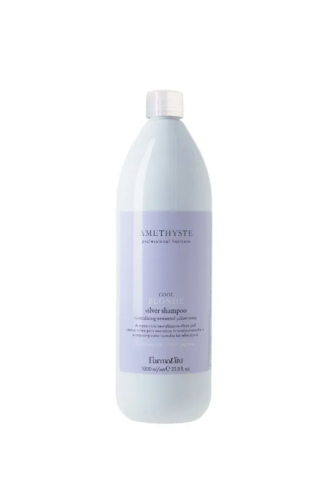 [P06A0501000] FarmaVita Amethyste Blonde - Cool Blonde Silver Shampoo 1000ml