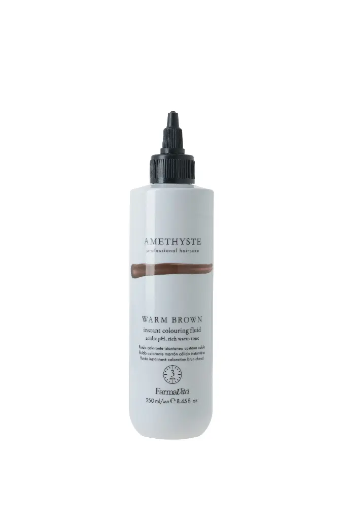 [P01F012250] FarmaVita Amethyste Warm Brown - Instant Colouring Fluid 250ml
