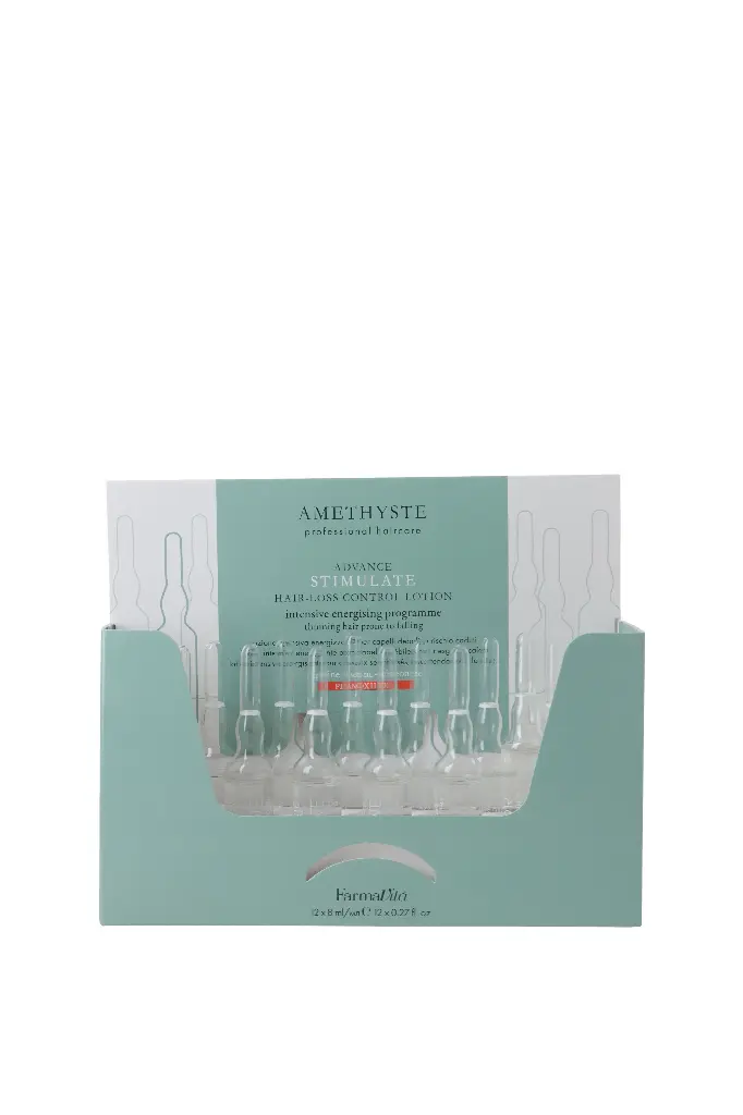 [P05A027COFA] AMETHYSTE ADVANCE STIMULATE - Hair Loss Control Lotion 12 x 8ml NEW 2025 12x8 ML